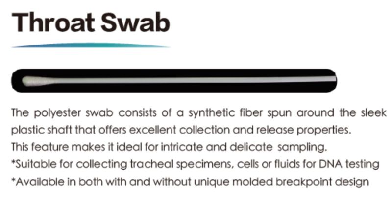 Virus Collection & Transport Kits Systems Nasal Swab Throat Swab Vtm