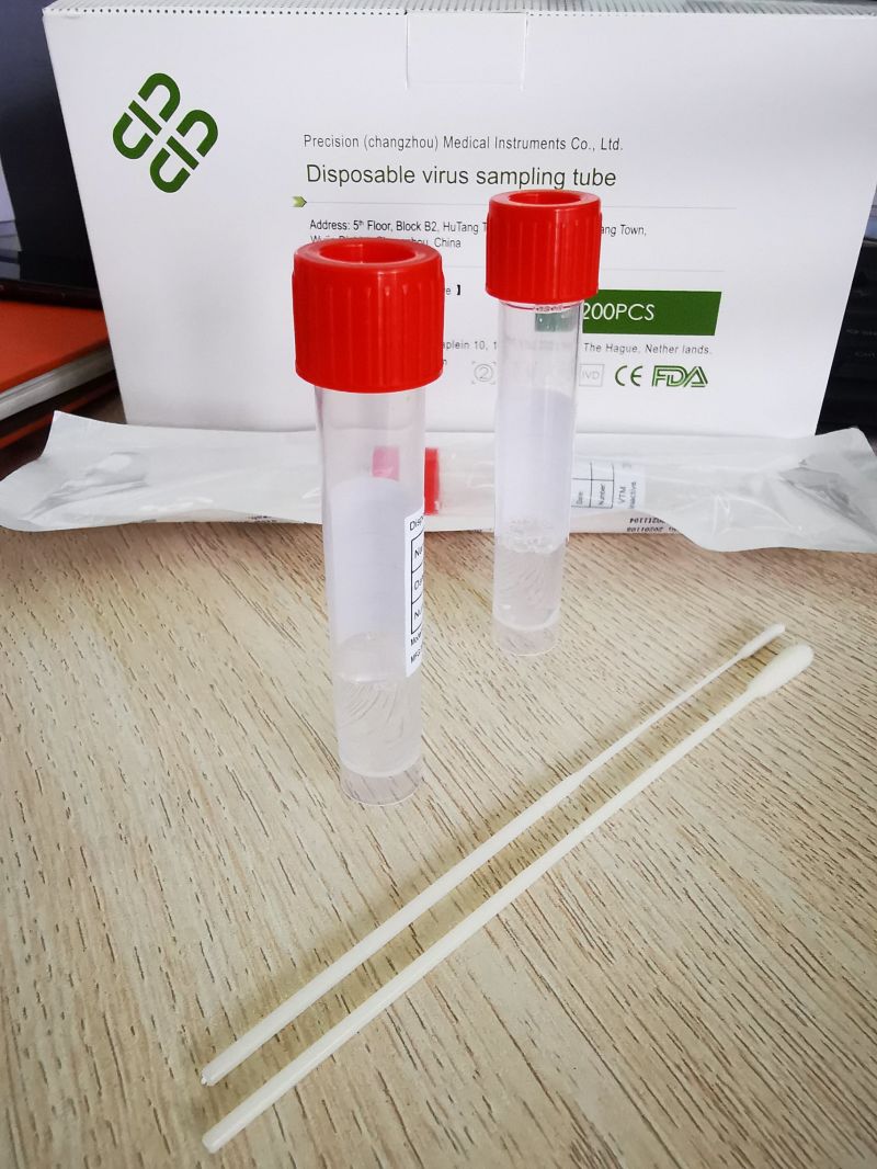 FDA Nasal Kit Vtm with Flocked Nylon Swab
