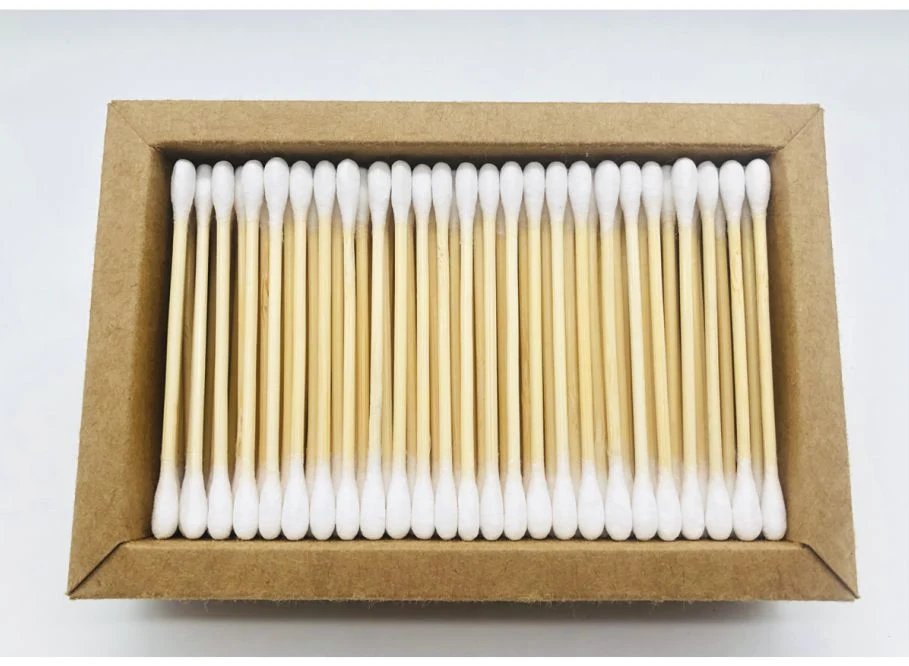 Bamboo Cotton Buds Plastic-Free Product 100% Biodegradable Cotton Swabs