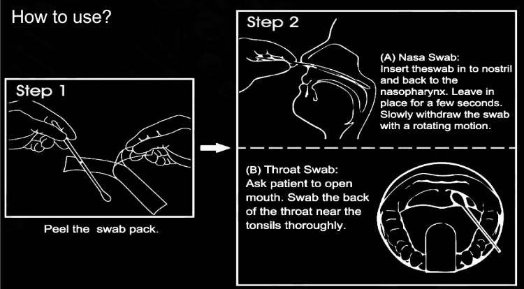 Disposable Medical Sterile Flocked Nylon Swab