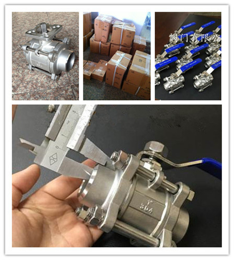 3PC Butt Weld Ball Valve with ISO5211 Direct Mounting Pad