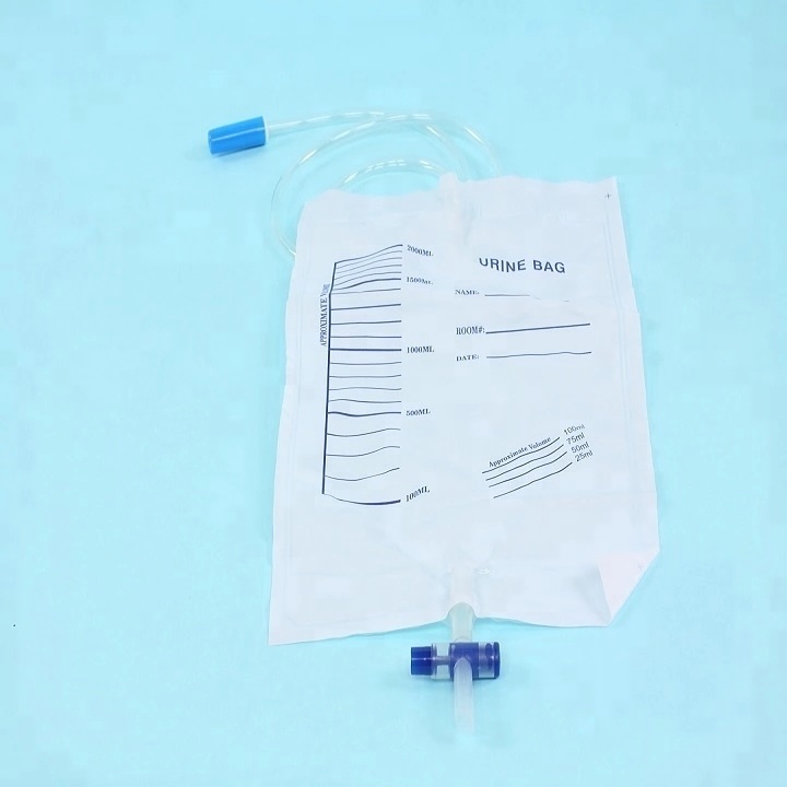 100ml/500ml/1000ml/1500ml/2000ml Disposable Sterile Urine Drainage Bag with FDA Ce ISO
