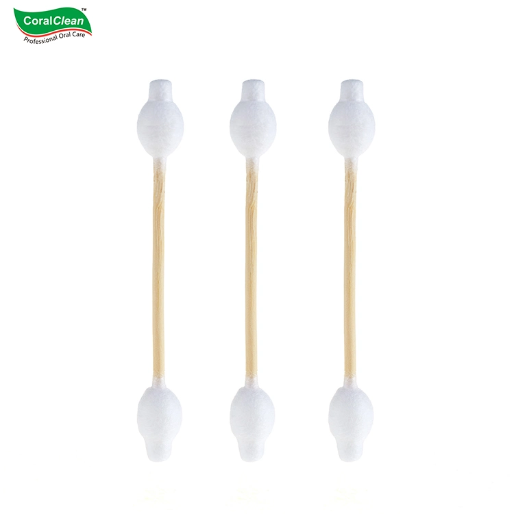 High Quality Double Head Cotton Swab Bamboo Stick for Child