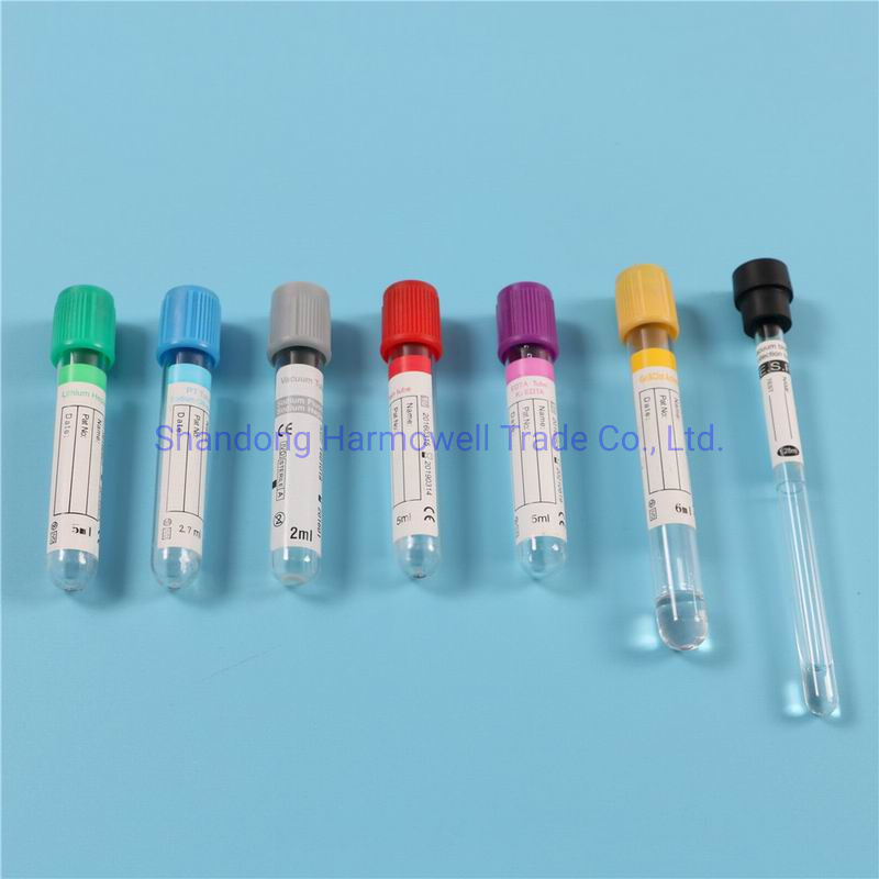 Medical Supply Disposable Vacuum Test Tube for Blood Sampling