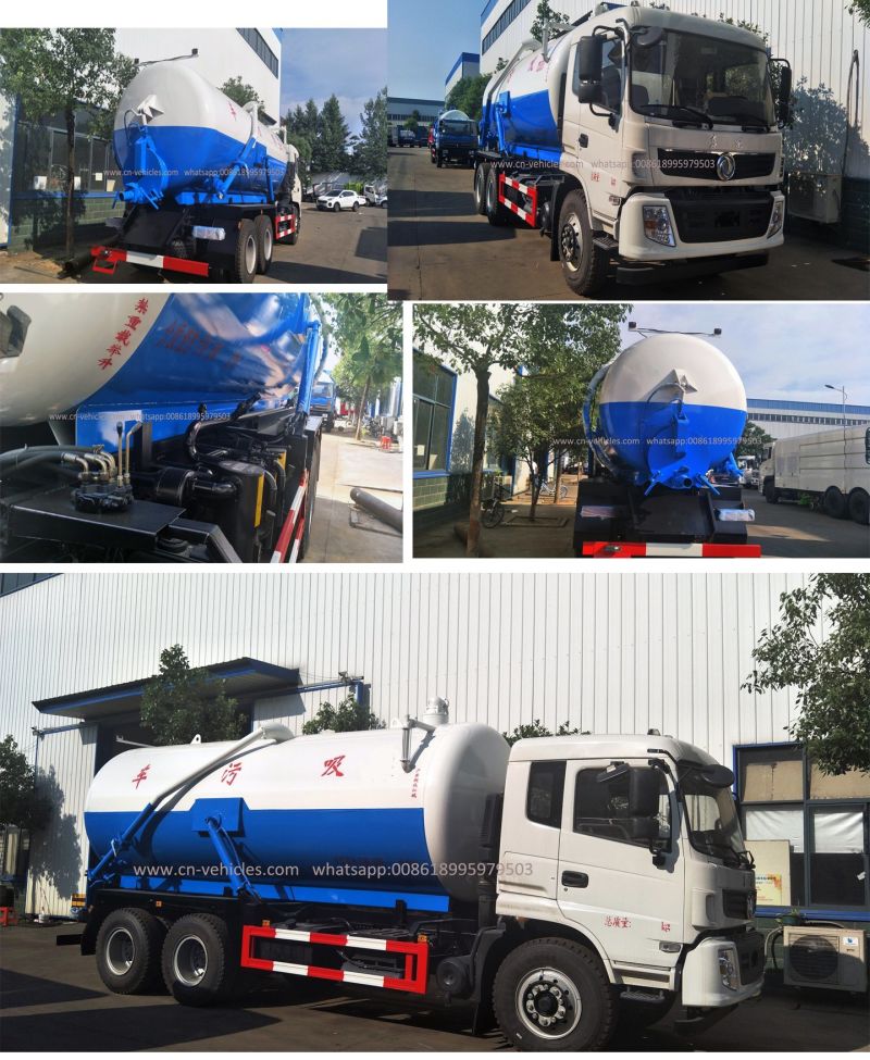 Dongfeng DFAC 20cbm-22cbm Vacuum Suction Sewage/ Fecal Truck for Sales