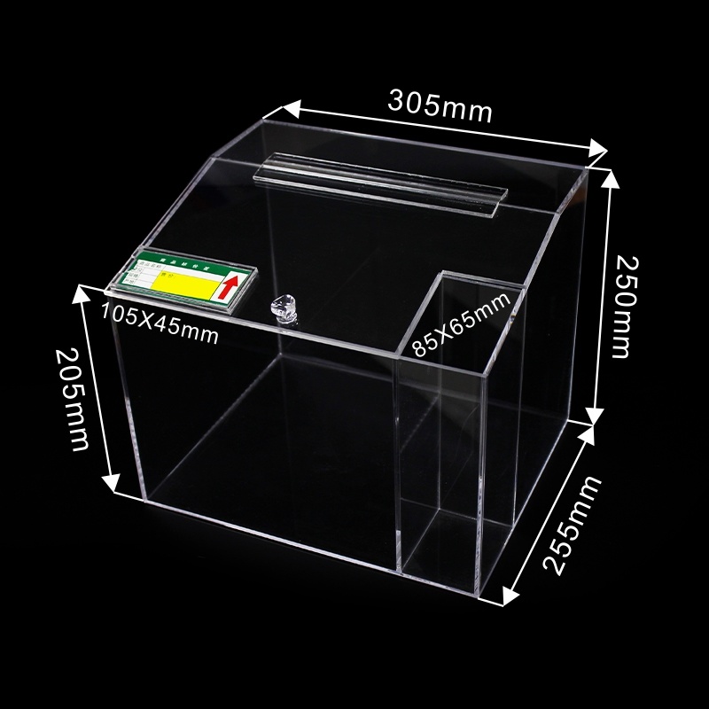 Transparent Acrylic Candy Box Display Case for Supermarket Home