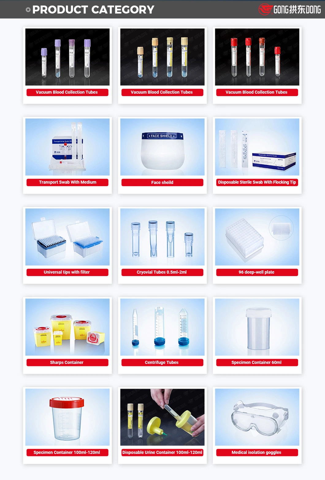Disposable Ethylene Oxide Sterilization 40ml Sputum Container