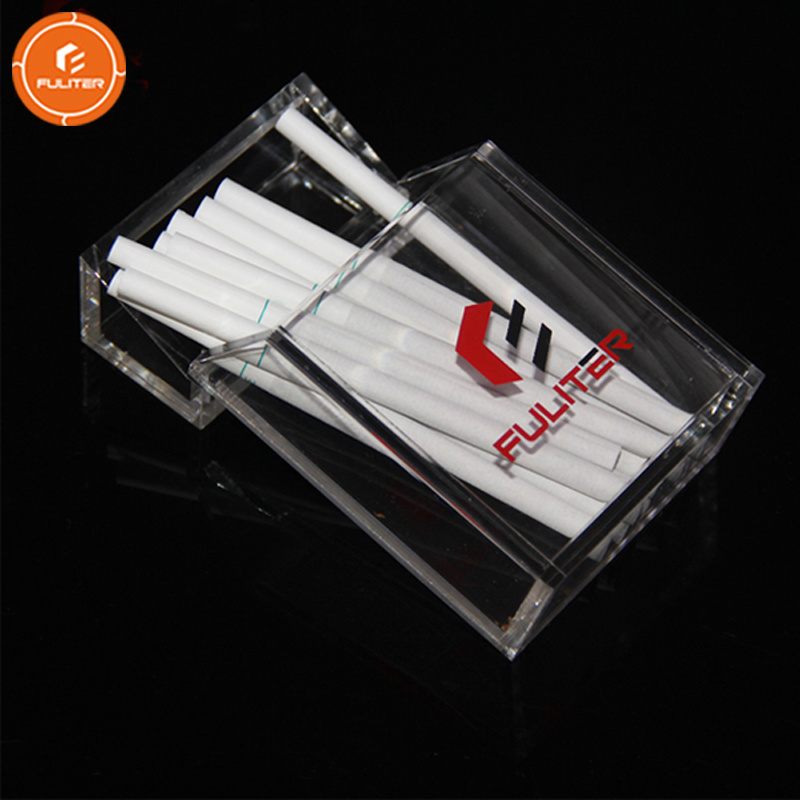 Transparent Display Case Clear Acrylic Cigarette Box for Cigarette
