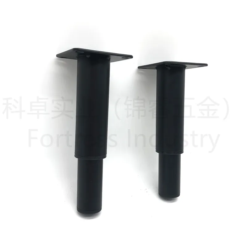 Modern Adjustment Sofa Leg Chair Feet Matte Black/Chrome Iron Furniture Leg