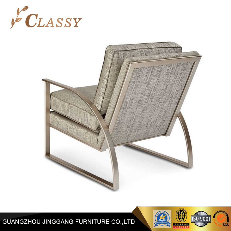 Custom Contract Living Room Furniture Modern Chair Fabric Accent Armchair