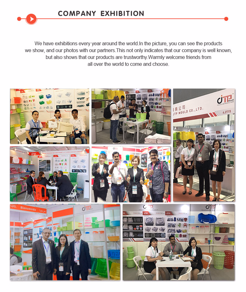 Customized Stackable for Food and Nestable Vented Plastic Crate Mould