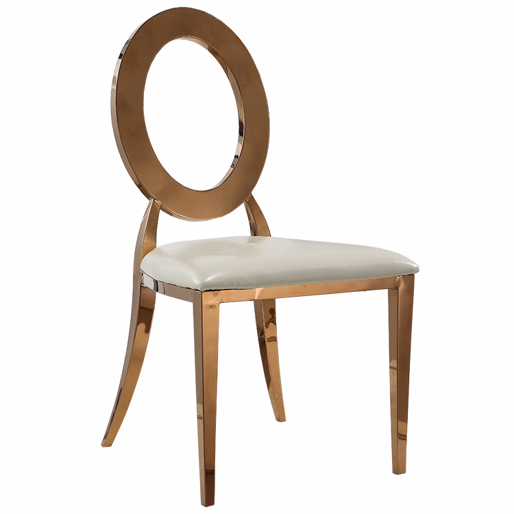 Round Chairs Stainless Steel Chairs Dining Chairs