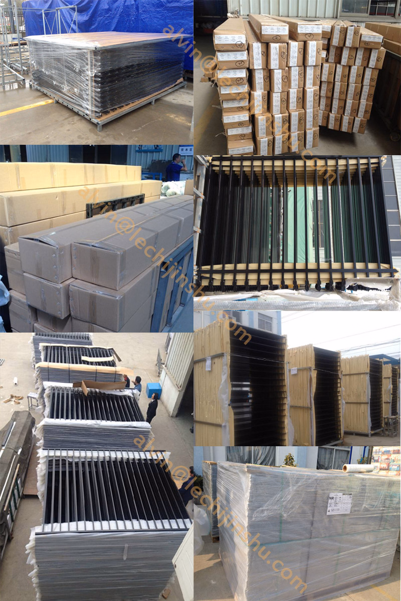 Black Residential and Commercial Ornamental Black Metal Garden Fence