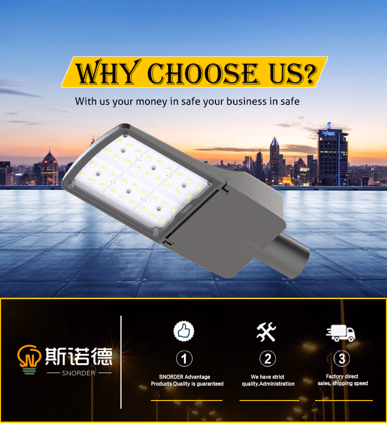 Waterproof Street Lighting 60W LED Street Light for Outdoors