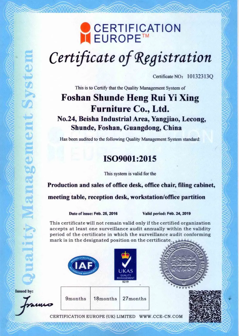 Foshan Factory Office Chair Leather High Back Office Executive Chair