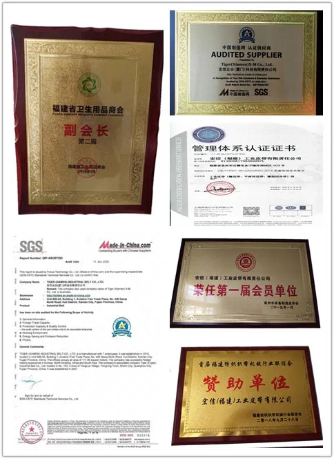 2.3mm Tiger Power Transmission Belt for Textile Industry