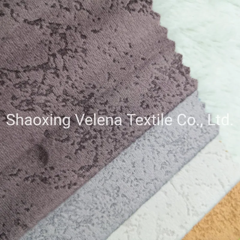 Hot Sale Glue Emboss Velvet Textile Fabric Home Textile Fabric Upholstery Furniture Fabric