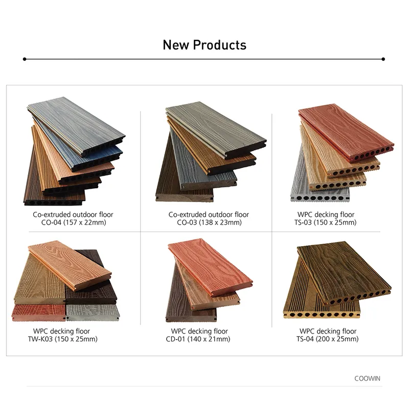 Coowin Better 3D Effect Exterior Decorative Co-Extrusion Wall Siding Co-08 (122.5X25mm)