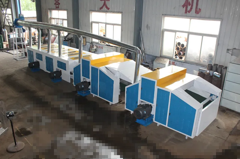 Used Clothes Garment Opening Machine for Recycling Textile / Clothes / Hard Waste / Yarn