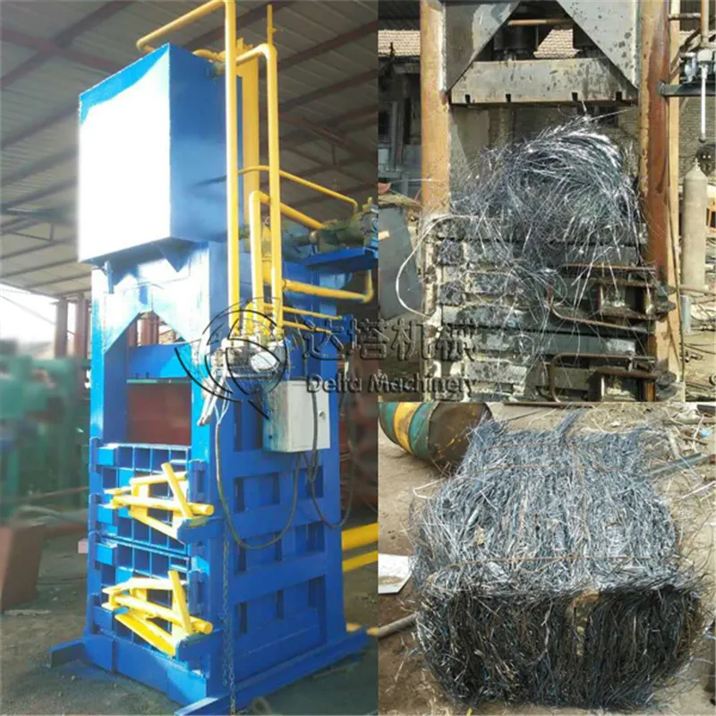 Used Clothes Press Baler Machine Silage Baling Machine Textile Bale Machine