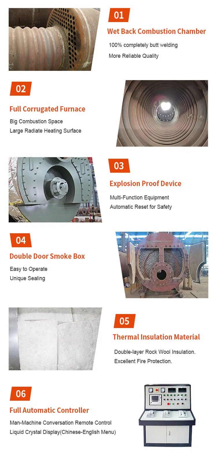 Top 10 Boiler Manufacturer Heavy Fuel Steam Boiler for Textile Industry