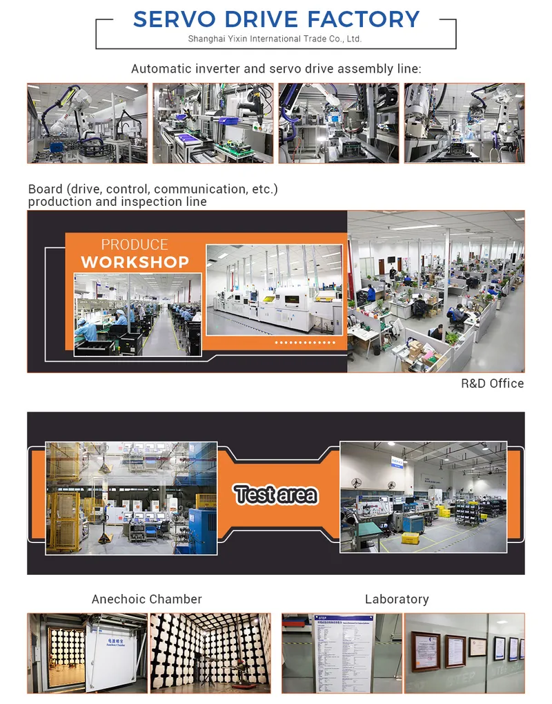 K1 Easy Operate Servo Drives 5kw 200V Pulse Servo Motor for Textile Industry