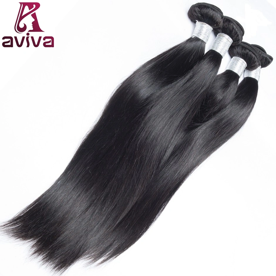 Peruvian Virgin Remy Hair Weave Natural Hair Straight Weave