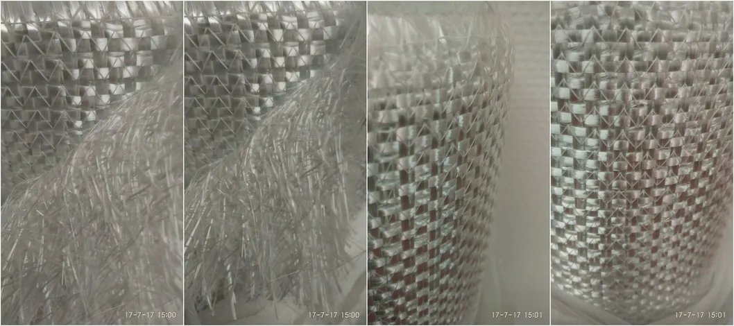 Woven Roving and Chopped Fiberglass Strand, Glass Fiber Combo Mat
