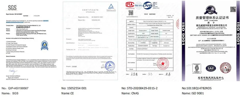 CE Certificated Glassfiber Plastic Reinforced FRP Panel