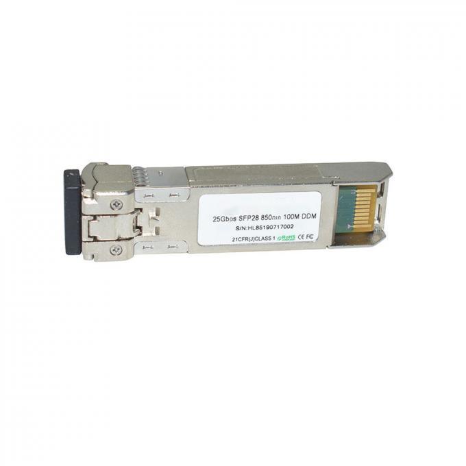 Optical Fiber 850nm 25gpbs SFP28 Sr Ddm Fiber Optic Ethernet Transceiver