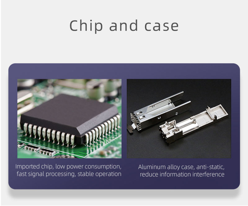 H3c SFP-Ge-Lh40-Sm1550 Compatible 1000base-Ex SFP 1550nm 40km Dom LC SMF Transceiver Module