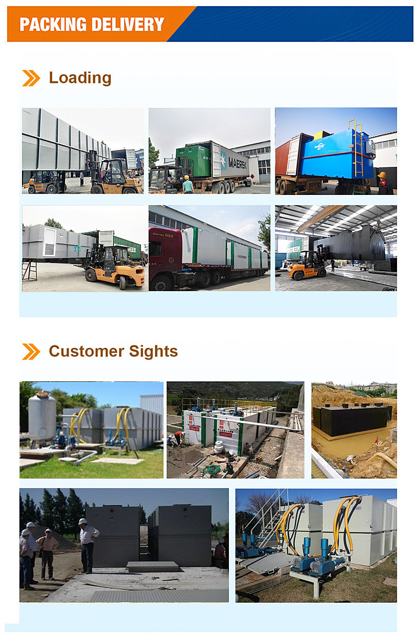 STP Package Sewage Treatment Plant for Hotel Domestic Wastewater Treatment