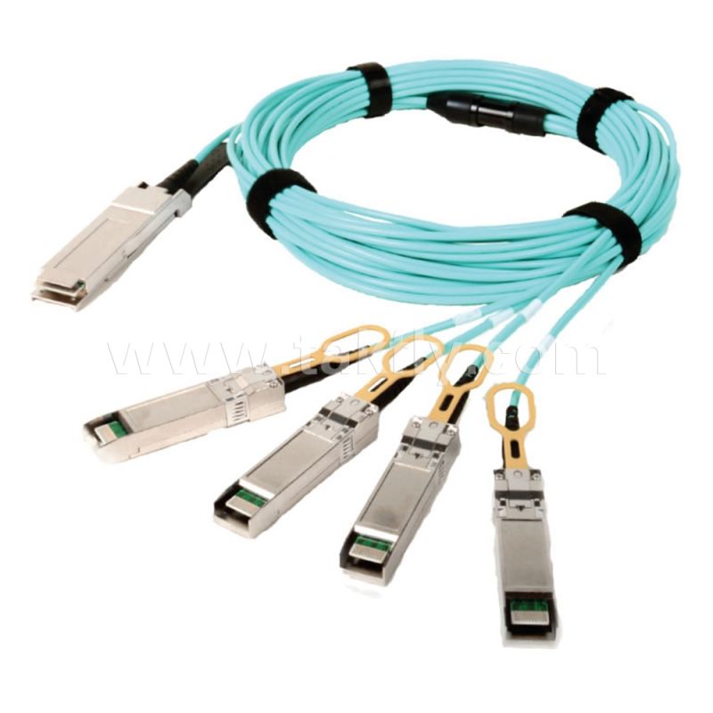 40g Qsfp to 2/4 X 10g SFP + Aoc (Active Optical Cable)
