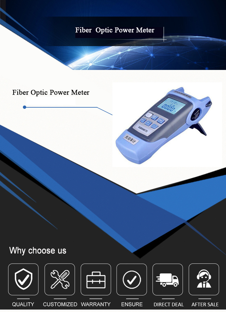 Pon Optical Power Meter Fiber Optic Network Terminal Tester