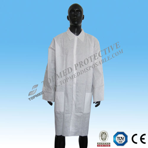 Disposable Doctor Gown Chemistry Lab Coat Laboratory Productions