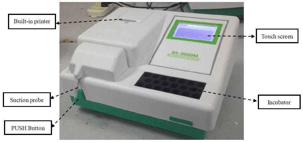 Semi-Auto Chemistry Analyzer Blood Chemistry Analyzer Price Blood Chemistry Analyzer