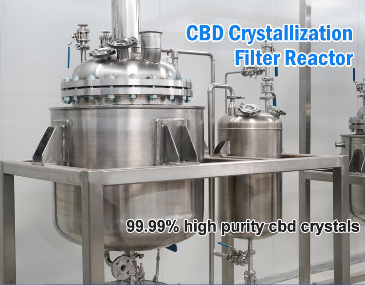 50L Lab Scale Chemistry Crystallization Separation Filter for Cbd Isolate