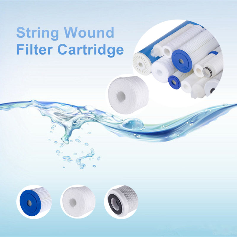4 Wound String Sediment Water Filter 10"X 2.5" of 1micron - 20micron