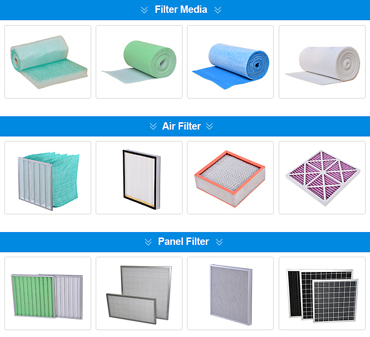 Pre Efficiency Filter Paper Frame Pleated Filter