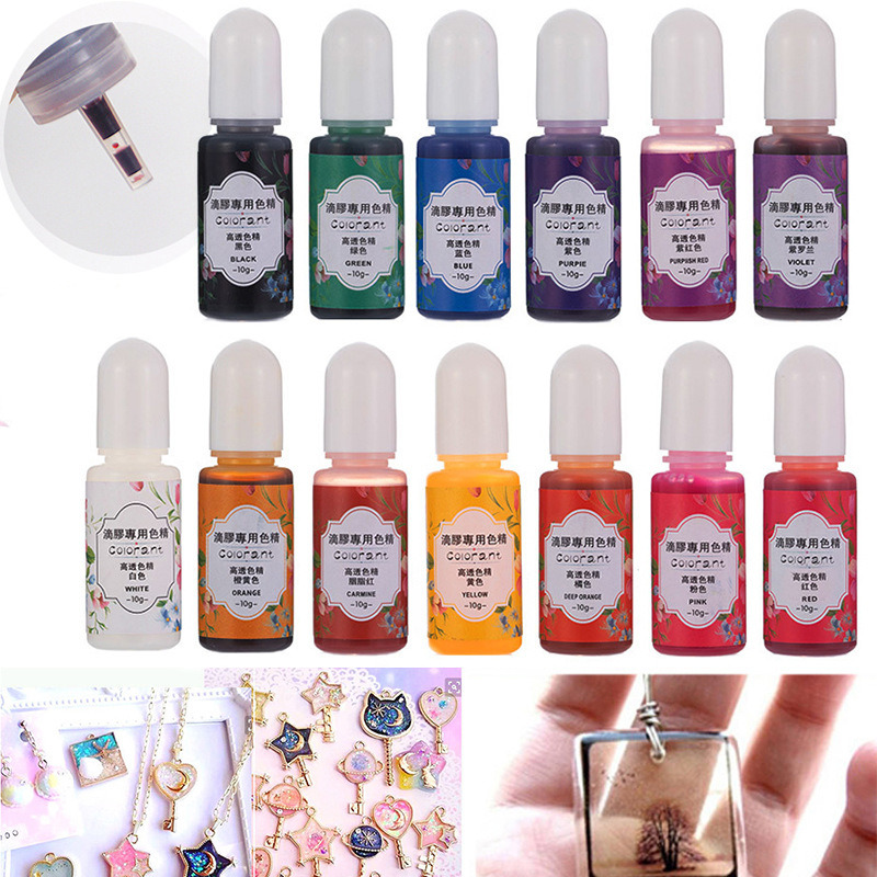 Enriched Secondary Glitter Color Essence for DIY Ab Glue Crafts