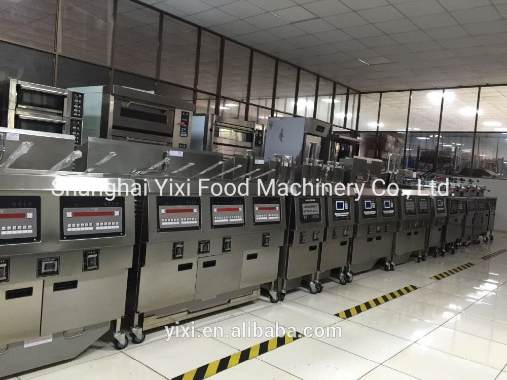 220V Fryer Automatic Gas Open Fryers/ Churros Machine with Oil Filter System