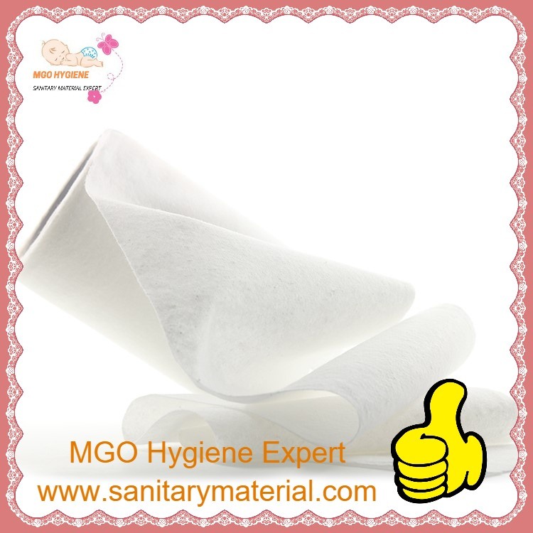 Fluff Pulp and Sap Absorbent Paper Without Pattern for Sanitary Napkin
