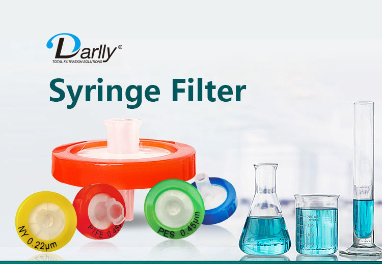 Glass Fiber Syringe Filter for HPLC/Uhplc Sample Preparation