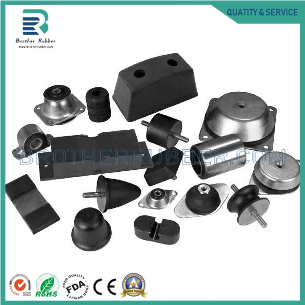 Metal Bonded Rubber Resilient Mounting / Vibration Isolation Threaded Rubber Mount / Pad Pressure Machine Rubber Mount