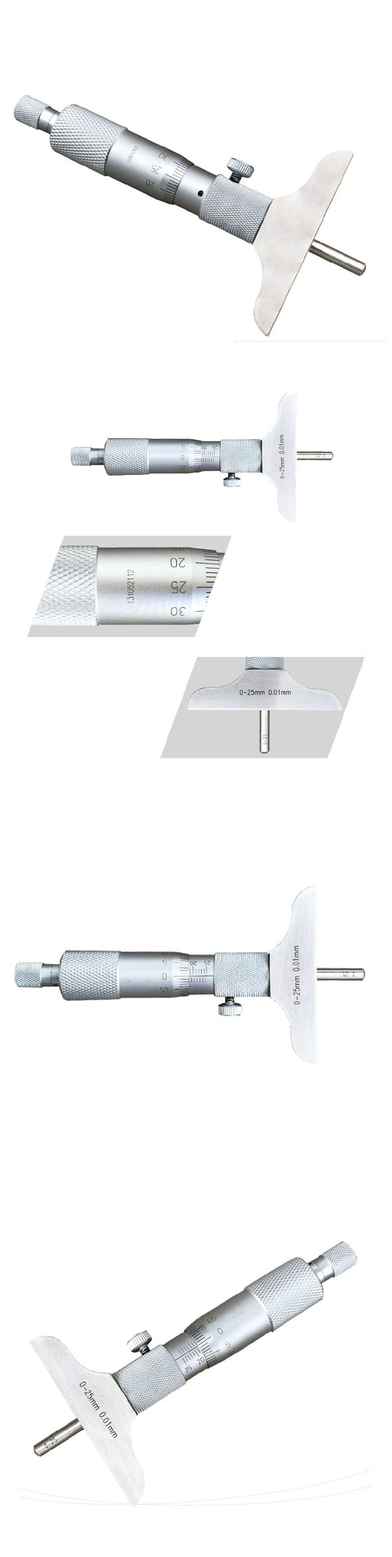Mitutoyo Style Micrometer Depth Gauge, Depth Micrometer