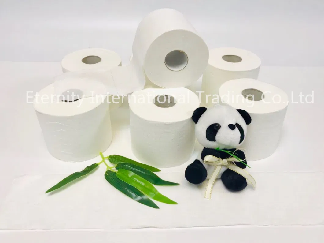 Soft, Strong and Highly Absorbent 4-Ply Toilet Tissue Cotton Roll Paper
