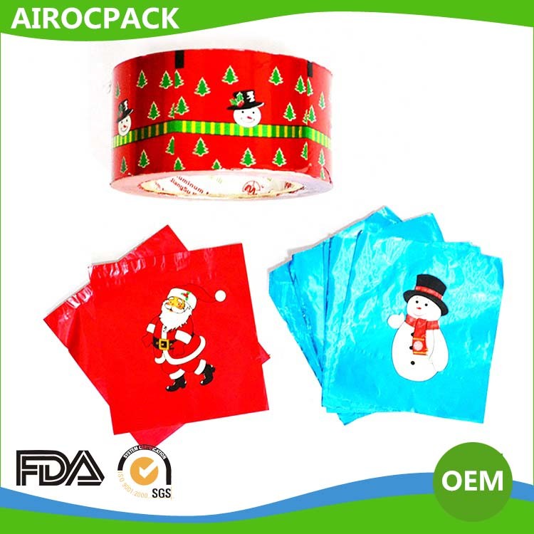 0.009mm, 0.012mm, 0.015mm Aluminium Foil Wrapping Paper for Chocolate