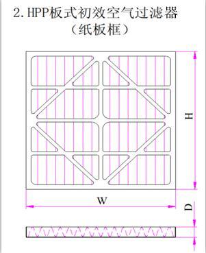 Paper Board/ Carboard Plate Primary Filter