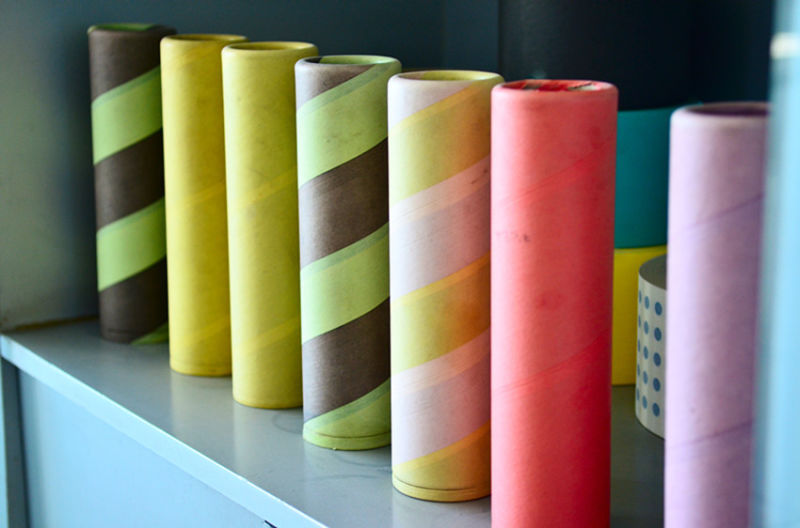 Colorful Parchment Paper for Chemical Fiber Tube