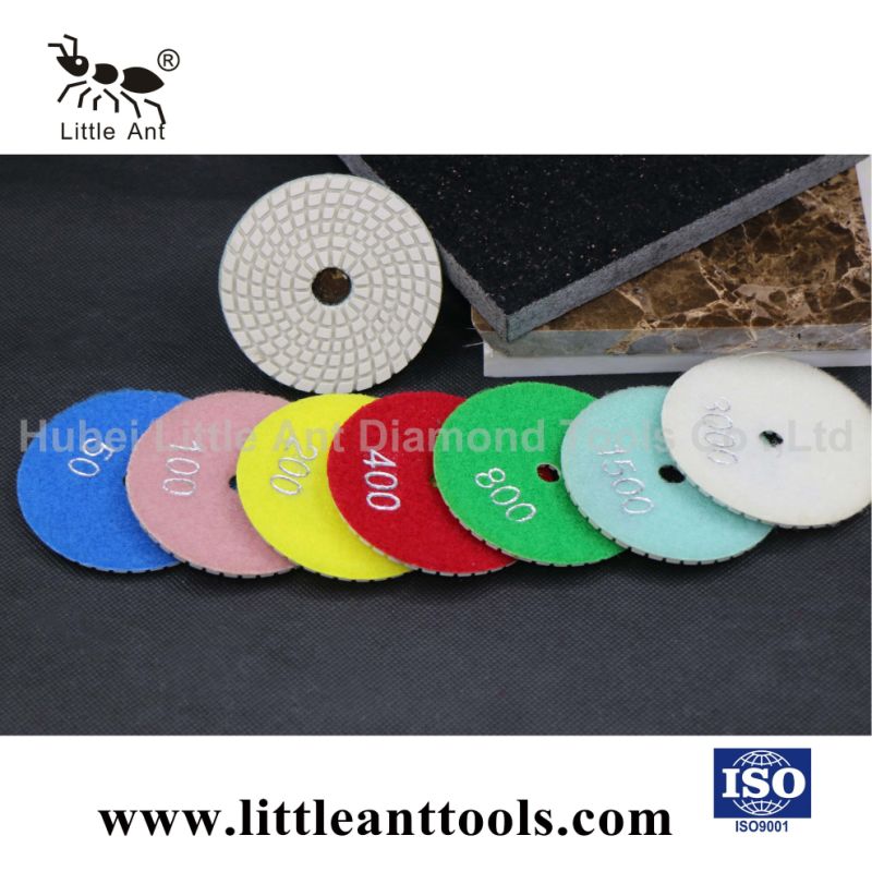 Diamond Tools Polish Pad White Premium Abrasive Wet Polishing Pad